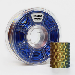 R3D PLA Magic SILK 1.75mm 1kg Tri-Color Gold Copper Blue , multi, wielokolorowy, jedwabisty