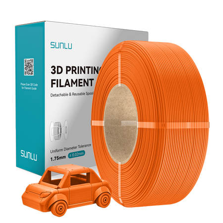 SUNLU PET-G Refill 1.75mm 1kg Sunny Orange / Pomarańczowy, słoneczny