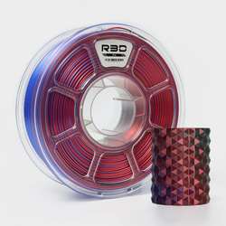 R3D PLA Magic SILK 1.75mm 1kg Tri-Color Red Green Blue , multi, wielokolorowy, jedwabisty