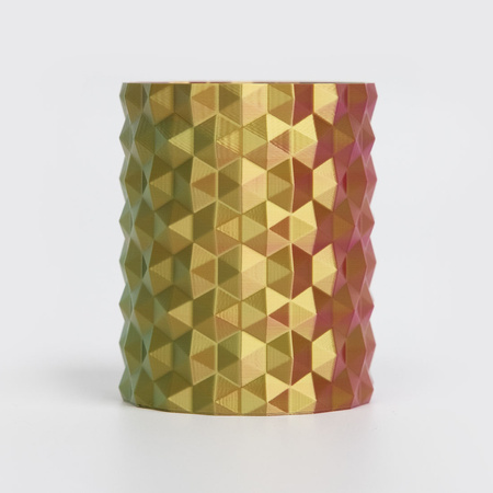 R3D PLA Magic SILK 1.75mm 1kg Tri-Color Gold Green Fuchsia , multi, wielokolorowy, jedwabisty