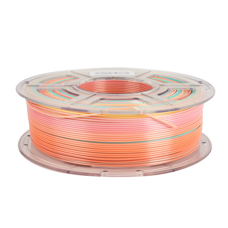 SUNLU PLA+ SILK 1.75mm 1kg SILK RAINBOW 05 - jedwabny, tęczowy, wielokolorowy