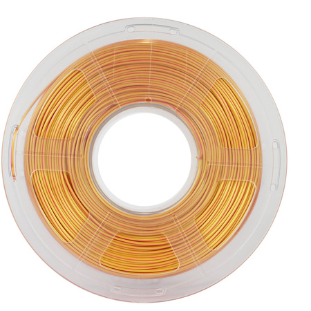 SUNLU SILK PLA+ 1.75mm 1kg DUAL Color Red Gold, multi, wielokolorowy, jedwabisty