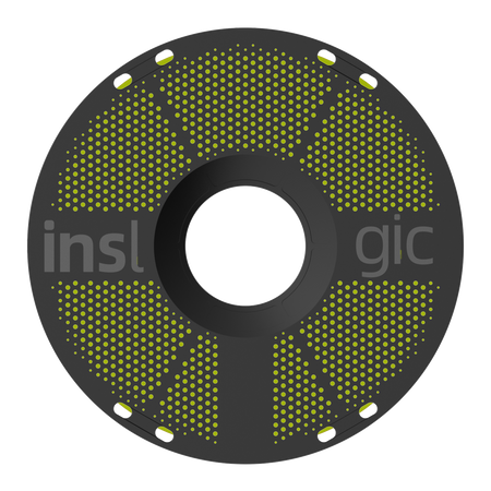 Inslogic Matte PLA Pro 1.75mm 1kg Yellow / Żółty