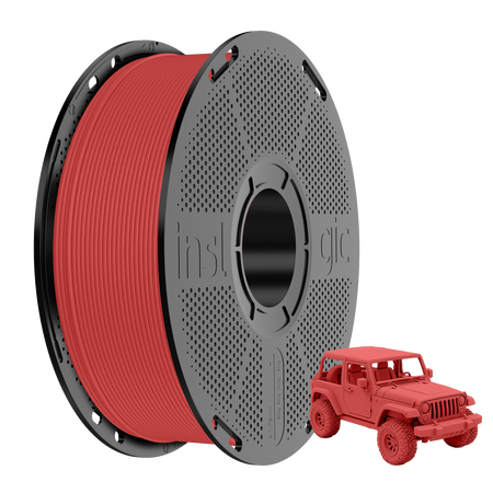 Inslogic Matte PLA Pro 1.75mm 1kg Red / Czerwony