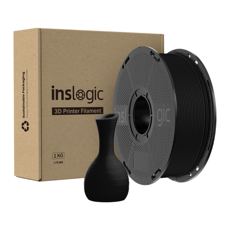 Inslogic PLA Pro 1.75mm 1kg Black / Czarny