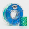 R3D PLA Magic SILK 1.75mm 1kg DUAL Color Blue Green, multi, wielokolorowy, jedwabisty