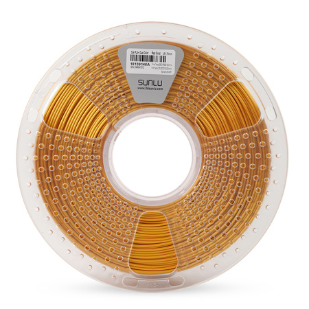 SUNLU SILK PLA+ 1.75mm 1kg DUAL Color Red Gold, multi, wielokolorowy, jedwabisty