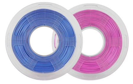 SUNLU SILK PLA+ 1.75mm 1kg DUAL Color Red Blue, multi, wielokolorowy, jedwabisty