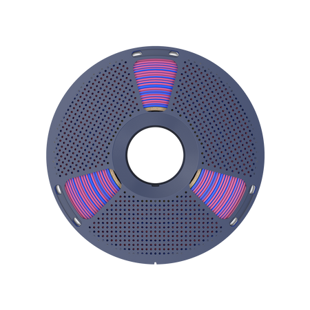 SUNLU SILK PLA+ 1.75mm 1kg DUAL Color Red Blue, multi, wielokolorowy, jedwabisty