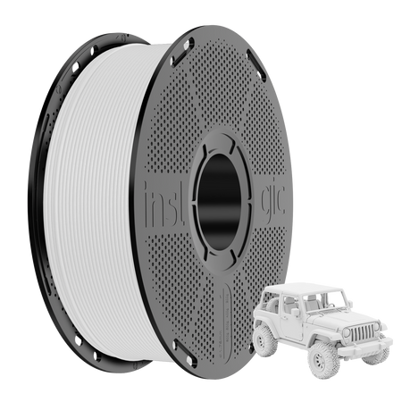 Inslogic Matte PLA Pro 1.75mm 1kg White / Biały