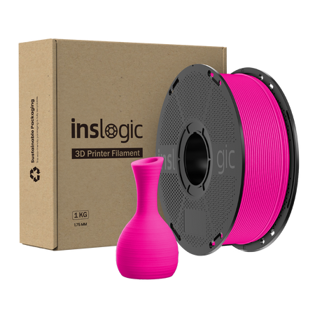 Inslogic PLA Pro 1.75mm 1kg Magenta / Magenta, różowy