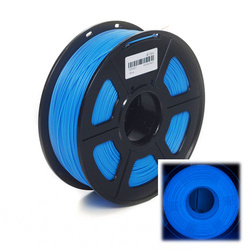 SUNLU PLA 1.75mm 1kg Glow In the Dark Blue / niebieski, świecący