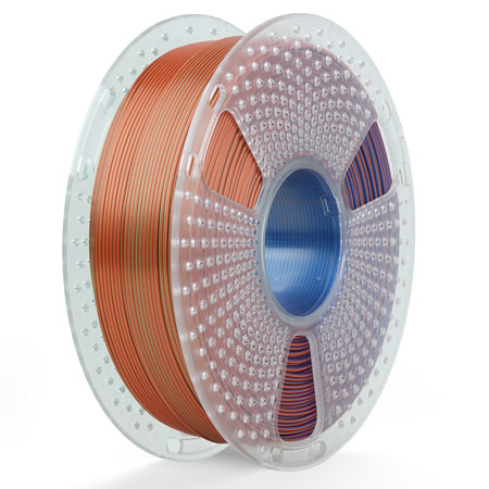 SUNLU SILK PLA+ 1.75mm 1kg TRI Color Orange Blue Green, multi, wielokolorowy, jedwabisty