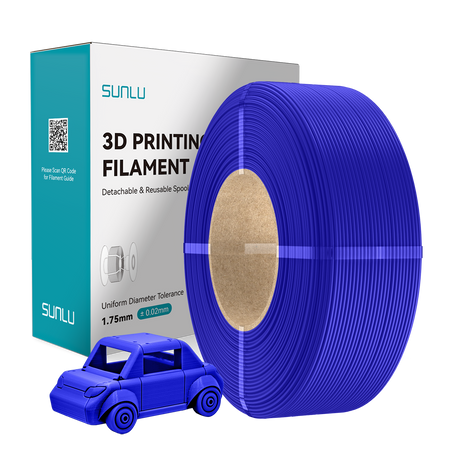 SUNLU PET-G Refill 1.75mm 1kg Klein Blue / Niebieski