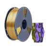 SUNLU SILK PLA+ 1.75mm 1kg TRI Color Black Gold Purple, multi, wielokolorowy, jedwabisty