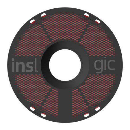 Inslogic Matte PLA Pro 1.75mm 1kg Red / Czerwony