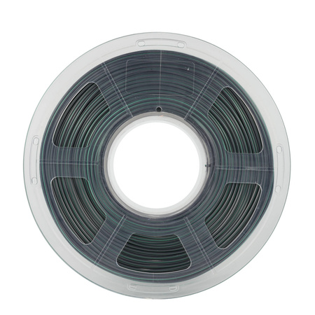 SUNLU SILK PLA+ 1.75mm 1kg DUAL Color Black Green, multi, wielokolorowy, jedwabisty