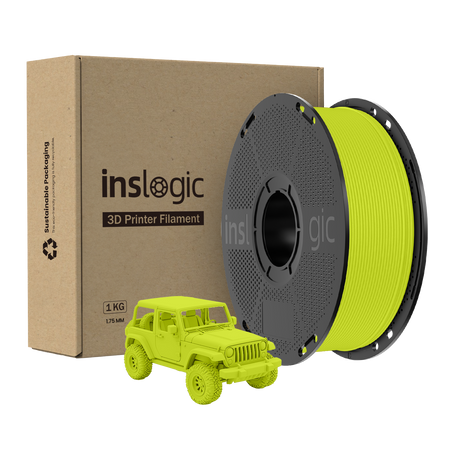 Inslogic Matte PLA Pro 1.75mm 1kg Yellow / Żółty
