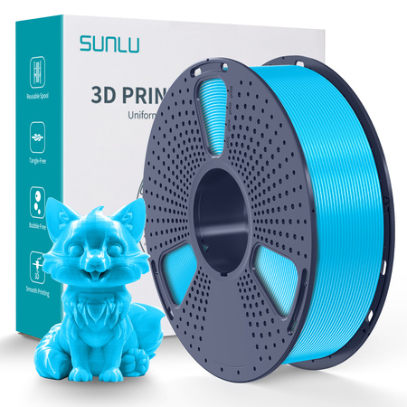 SUNLU PET-G 1.75mm 1kg Sky Blue / Niebieski, błękitny