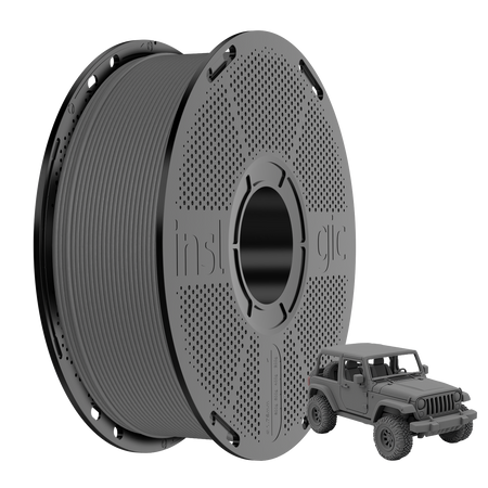 Inslogic Matte PLA Pro 1.75mm 1kg Grey / Szary