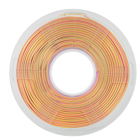 SUNLU SILK PLA+ 1.75mm 1kg TRI Color Red Yellow Green, multi, wielokolorowy, jedwabisty