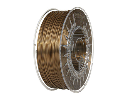 Wkład PLA SILK 5m - Devil Design SILK 1.75mm Bronze / Brązowy