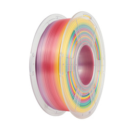 SUNLU PLA+ SILK 1.75mm 1kg SILK RAINBOW 01 - jedwabny, tęczowy, wielokolorowy