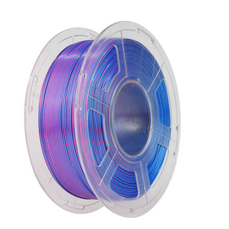 SUNLU SILK PLA+ 1.75mm 1kg DUAL Color Red Blue, multi, wielokolorowy, jedwabisty